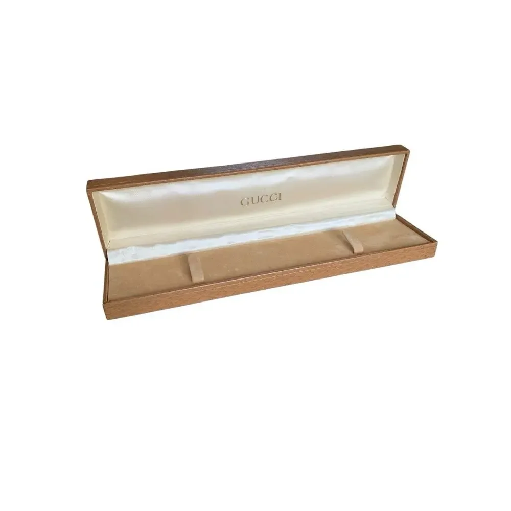Gucci Vintage Authentic Empty Watch Presentation Gift Box Case Interlocking G